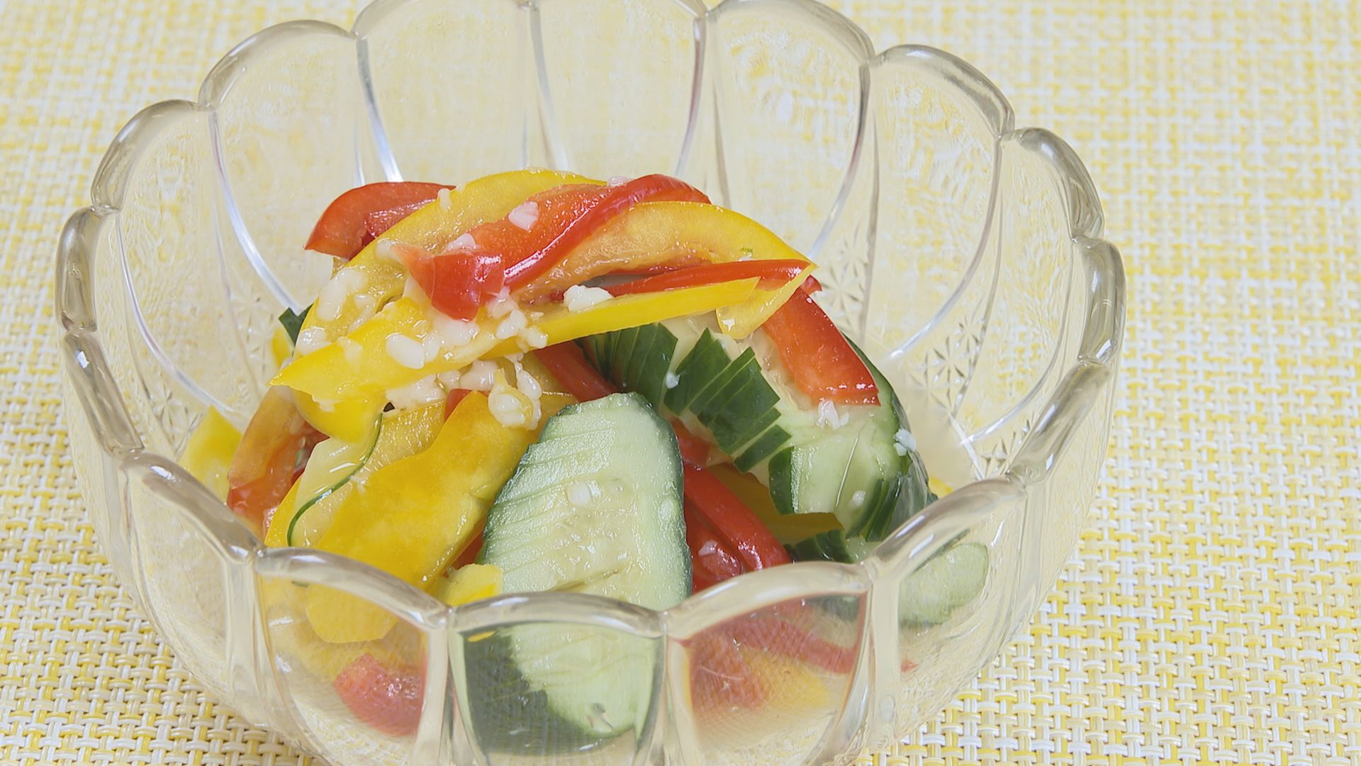 減塩レシピ<br>「野菜のマリネ」