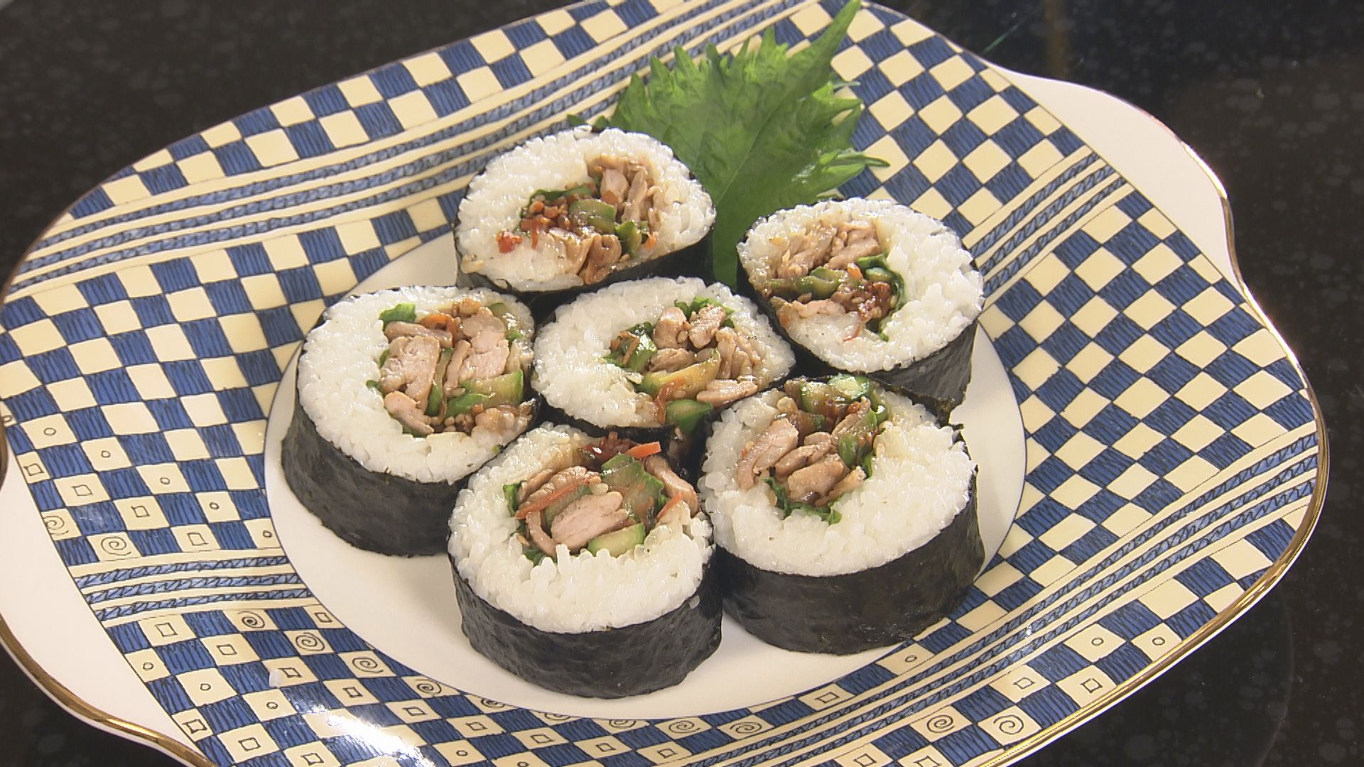 筋肉をつけようレシピ<br>「肉海苔巻き」