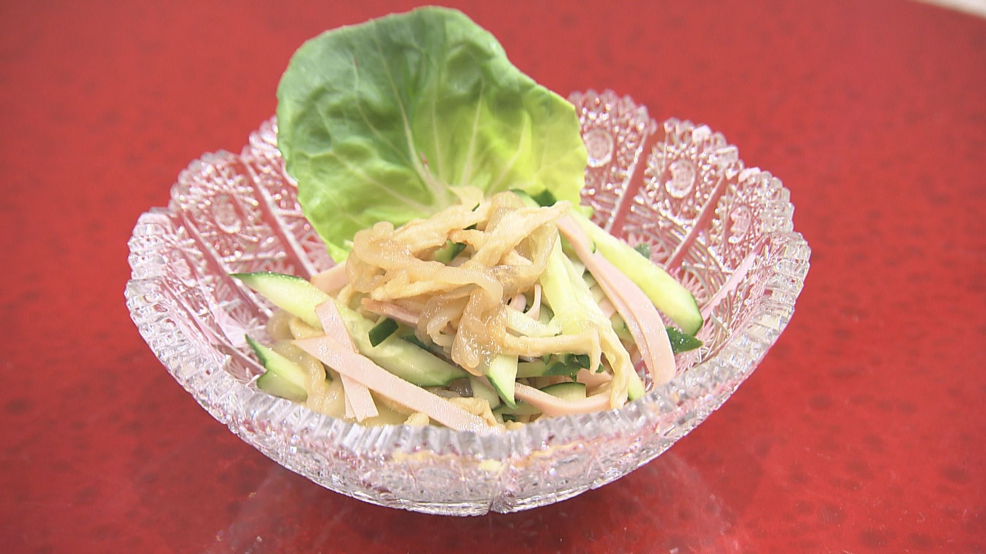 歯と口の健康にいい料理<br>「中華風和え物」