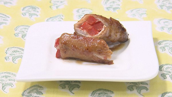 超簡単！ お弁当のおかず<br>豚肉とパプリカの<br>マーマレード焼き