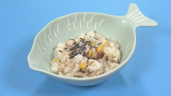 山口先生の「魚を食べよう作戦」<br>さばとコーンのバターご飯